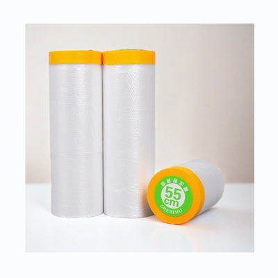 HDPEプラスチック保護マスキングフィルム 塗装用テープ 片面接着側