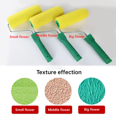 塗装サービスのためのプラスチックPPハンドルプロフェッショナルポリエステル泡塗料ローラーブラシ