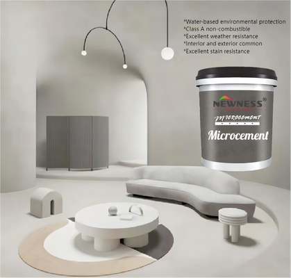 薄いコーティング ステュッコ 質感 絵画 ブース 壁画 輝くマイクロセメントコーティング