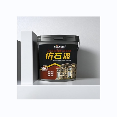 一般的な外壁グラニット石塗料 20KG/BUCKET 容量と色グラフベース
