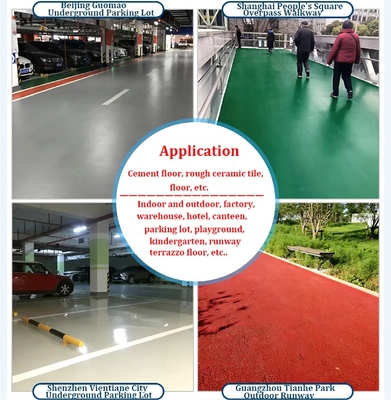 ブラシ/塗装方法 産業用用自己平準化地板樹脂コーティング