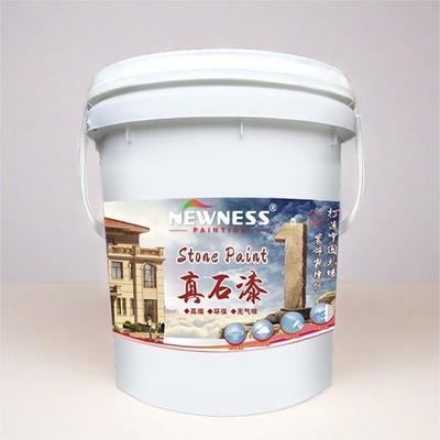 20KG/BUCKET 天然石質感塗料 壁外塗料の高粘着性コーティング