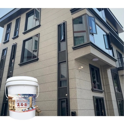20KG/BUCKET 天然石質感塗料 壁外塗料の高粘着性コーティング
