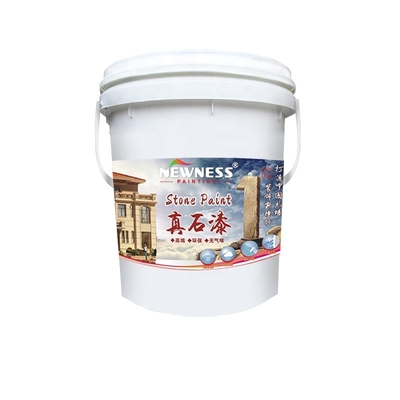 20KG/BUCKET 天然石質感塗料 壁外塗料の高粘着性コーティング