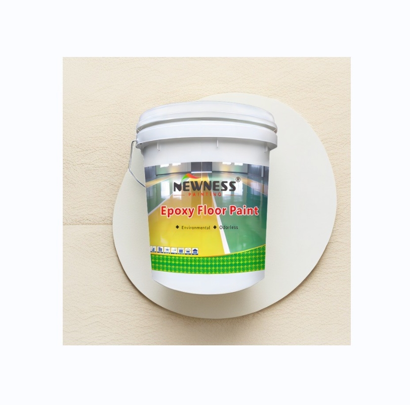 アクリルゴム製の床塗料で,シメント床にスムーズに刷毛/塗料を施す