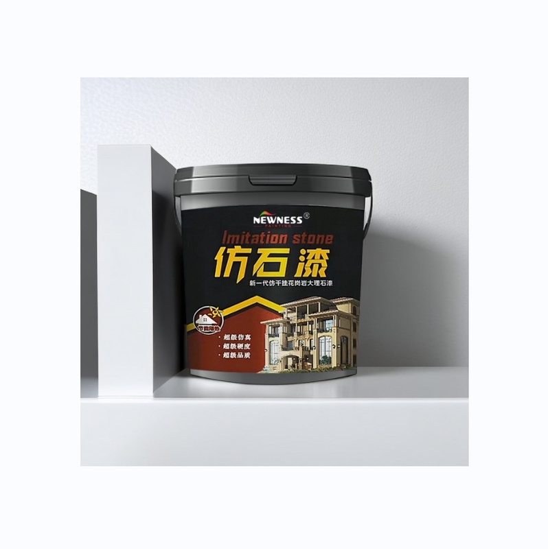一般的な外壁グラニット石塗料 20KG/BUCKET 容量と色グラフベース