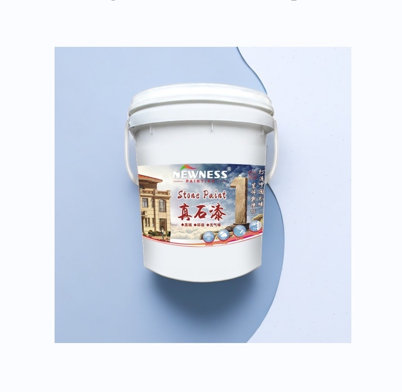 理論的な塗料消費量 0.25-0.35m2/KG 高粘着性外壁石塗料