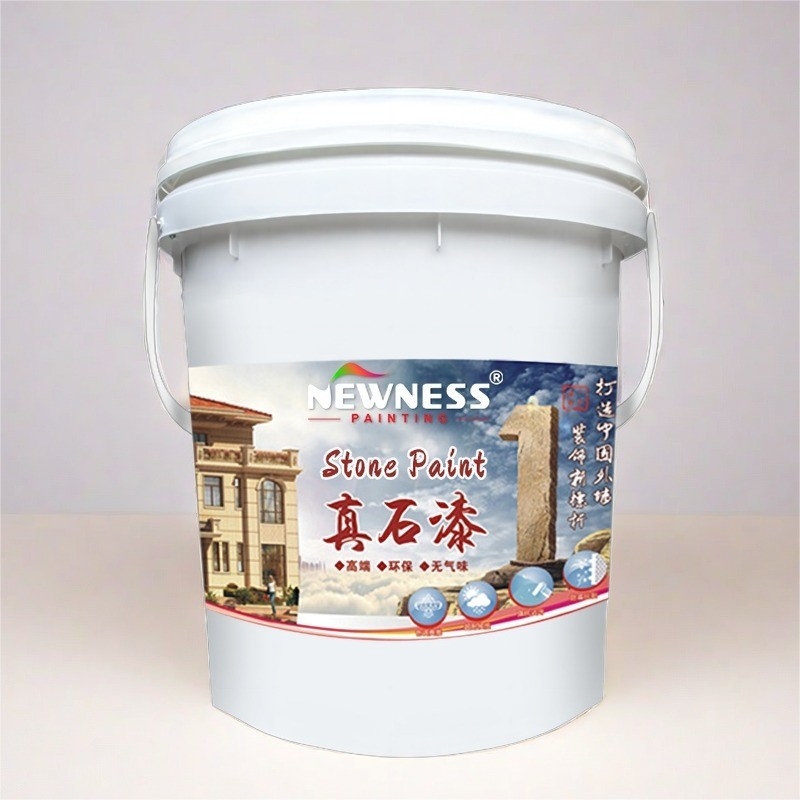 20KG/BUCKET 天然石質感塗料 壁外塗料の高粘着性コーティング